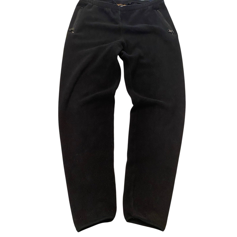 Solstice Polartec Fleece Pants XL Mens Black Vintage Outdoor Made USA Warm Zip